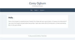 Desktop Screenshot of coreyogburn.com